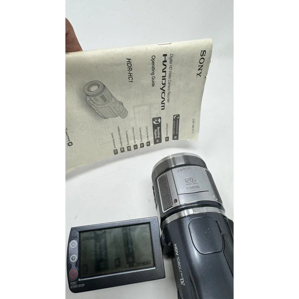SONY HDR-HC1 1080i Mini DV Handycam HD Camcorder Swiss Vario-Sonnar Lens (P/R)